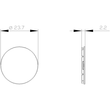 3SU1901-0FT70-0AA0 Siemens DRUCKKNOPF, FLACH, KLAR Produktbild Additional View 1 S