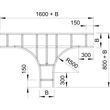 6229735 Obo WLT 1630 FT T Abzweigstück für Weitspannkabelleiter 160 160x300 St Produktbild Additional View 1 S