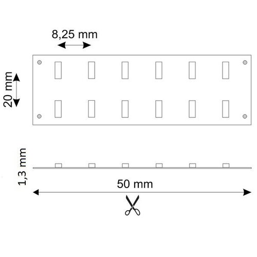 112311 Isoled LED CRI940 Flexband, 24V, 24W, zweireihig IP20, neutralweiß Produktbild Additional View 2 L