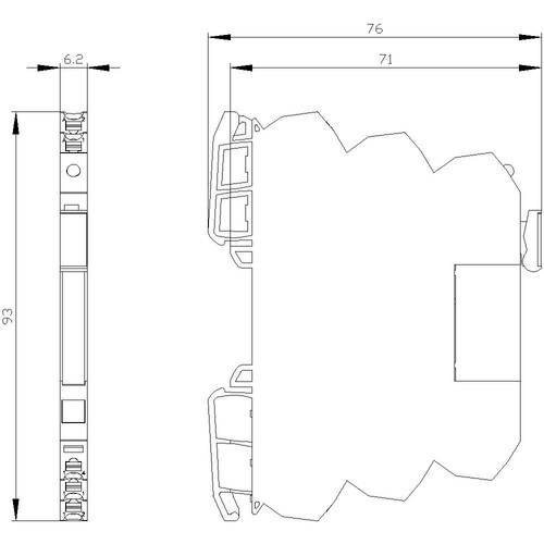 3RQ3118-2AM00 Siemens STECKSOCKELKOPPLER DC24V,1W, FEDERZUG Produktbild Additional View 2 L