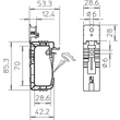 2205408 Obo 2031 20 SP Grip Sammelhalterung  20x NYM3x1,5 Polypropy Produktbild Additional View 1 S