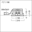 60815930 Zumtobel PANOS EVO Q190H 16W LED840 FAL WH LED Decken-Einbauleuchte Produktbild Additional View 1 S