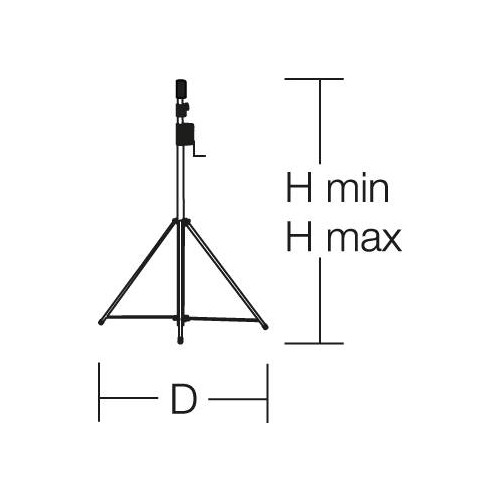 95-0060-0014.D Sonlux Kurbel Stativ Premium + Stativadapter Produktbild Additional View 3 L