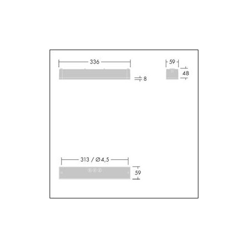 96631597 Thorn VOYAGER ONE MS ANT E3T WH LED-Notlichtleuchte Produktbild Additional View 1 L