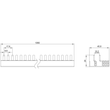 5ST3773-0 Siemens Stiftschiene 1p+N/3p+N für FI/LS 1TE 5SV1/5SV6/5SY6 Produktbild Additional View 1 S