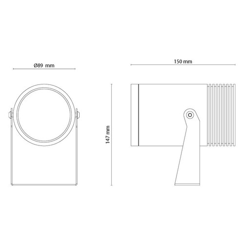 630008 SG Leuchten HOVDEN MAXI 25W LED 3000K, 230V 2200lm 10° Produktbild Additional View 1 L