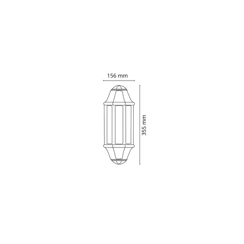 614100 SG Leuchten SORRENTO schwarz E27 CFL Produktbild Additional View 1 L