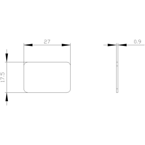 3SU1900-0AD16-0AA0 Siemens BEZEICHNUNGSSCHILD ZUM SCHNAPPEN Produktbild Additional View 1 L