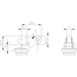 3SE5000-0AF12 Siemens ANTRIEBSKOPF KUNST.3SE51/52,WINKELROL. Produktbild Additional View 1 S