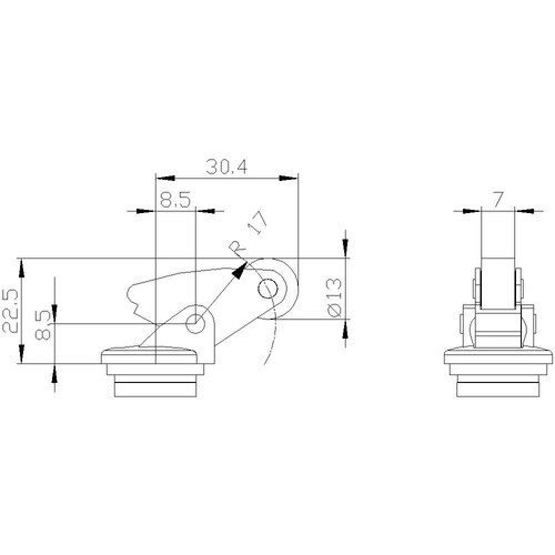 3SE5000-0AF12 Siemens ANTRIEBSKOPF KUNST.3SE51/52,WINKELROL. Produktbild Additional View 1 L