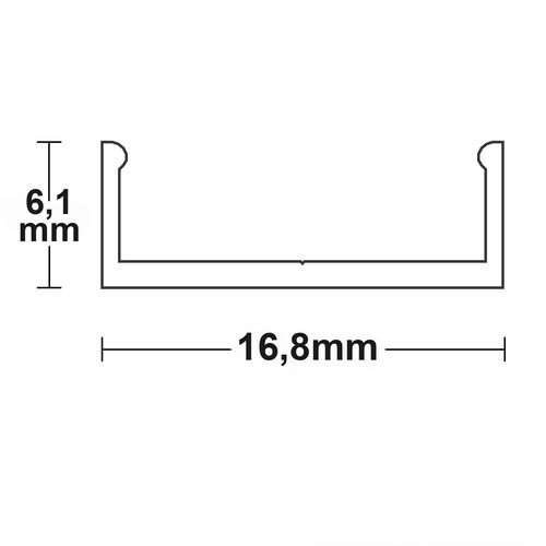 113641 Isoled Befestigungsleiste für Montageprofile, 10cm, gebohrt Produktbild Additional View 1 L