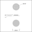 96631490 Zumtobel OMEGA C LED1500-830 HFIX R300 Produktbild Additional View 1 S