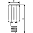 63828300 Philips Lampen TForce LED HPL ND 60 42W E40 840 Produktbild Additional View 1 S