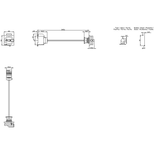3LD3348-0TK53 Siemens Lasttrennschalter 3LD3, Hauptschalter Produktbild Additional View 1 L
