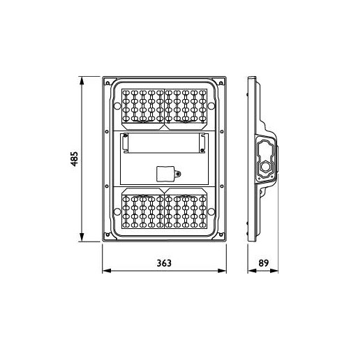 48290900 PhilipsLeuchten BGP235 LED30 4S/740 DSM11 D9 MIO CIO MBQ Produktbild Additional View 3 L