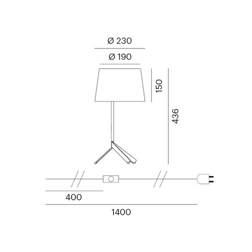 645-003000000660 Molto Luce BIVIO HL E27 Produktbild Additional View 1 L