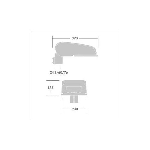 96643189 Thorn CQ 36L35 740 EWC BPS CL2 M60 LED-Straßenleuchte Produktbild Additional View 1 L