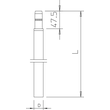 5000335 Obo LE ERDER V4A LightEarth Tiefenerder 1,5m Edelstahl, rostfrei Produktbild Additional View 1 S