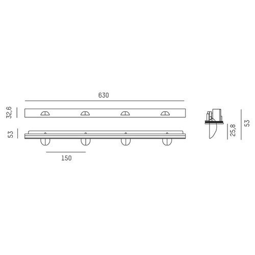 577-003010529050 Molto Luce RIDE RDB LICHTEINSATZ SYS 28W 3000K WS Produktbild Additional View 1 L