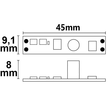 113725 Isoled LED Mini Dimmer mit Wisch Sensor für Profile, max. 24V/8A Produktbild Additional View 1 S