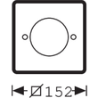 4331700 Trilux 08510PQ Edelstahlabschlusspl quadratisch Produktbild Additional View 2 S