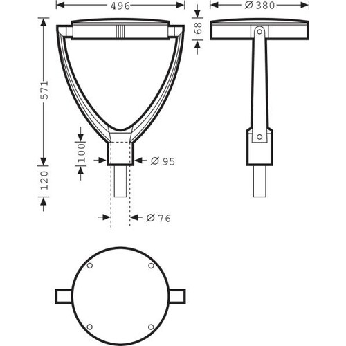 6651040 Trilux Publisca P1 RB6L LRA/4600 740 6G1S ET Produktbild Additional View 2 L