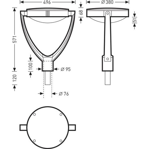 6844140 Trilux Publisca P1W AB2L LRA/4600 740 6G1S ET Produktbild Additional View 2 L