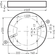 6984340 Trilux Onplana D11 OTA25 3000 830 ET EB3 26 Produktbild Additional View 2 S