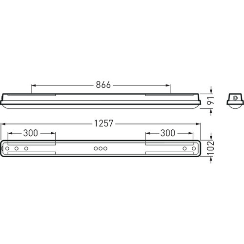 7117140 Trilux OleveonF 1.2 L 2300 840 ET Produktbild Additional View 2 L