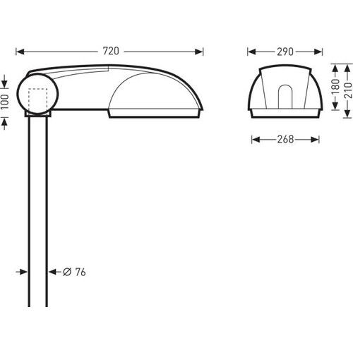 7200040 Trilux 9711SG AB7L/7500 740 10G2 ET Produktbild Additional View 2 L