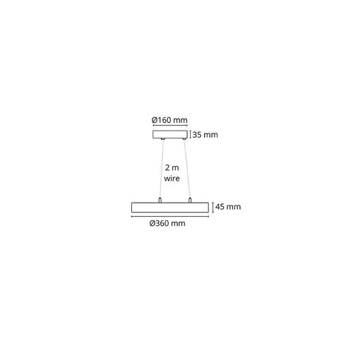 212006 SG Leuchten CIRCULUS Pendel weiss matt 17W LED 3000K Produktbild Additional View 1 L