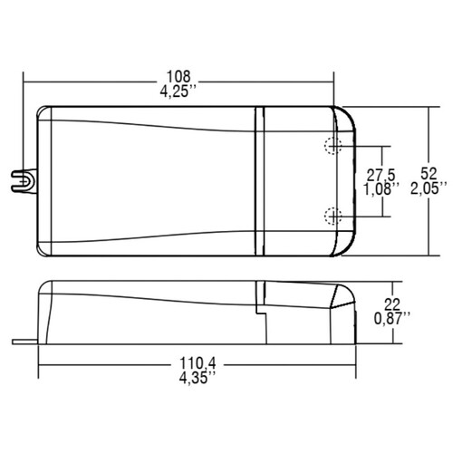 24-151400 Molto Luce Multi-LED Konverter 1-10V push dim 13W-20W/250mA-900mA Produktbild Additional View 1 L