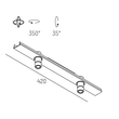 577-00201022405 Molto Luce LICHTEINSATZ RIDE SPOT SYS 7W 4000K MED. Produktbild Additional View 1 S