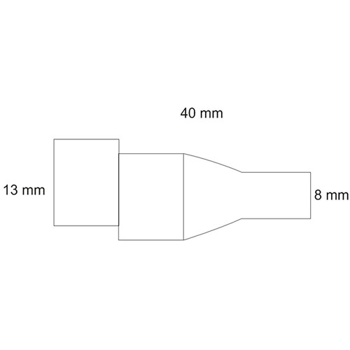 111631 Isoled Rundbuchseadapter FEMALE 2 polig auf Klemme Produktbild Additional View 1 L