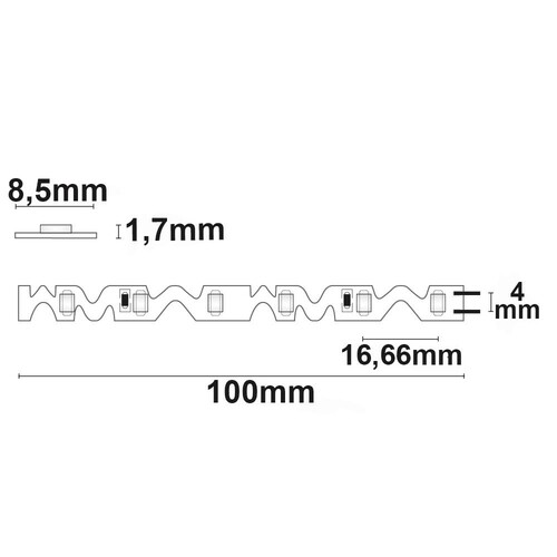 113854 Isoled LED CRI930 Flexband Curve, 24V 12W, IP20 warmweiß, für Winkel und  Produktbild Additional View 1 L