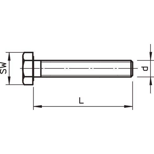 6418287 Obo SKS 12x80 F Sechskantschraube Mutter, Scheiben+Fäch Produktbild Additional View 1 L