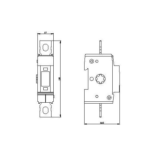 3KD9206-7 Siemens N LEITER/ERD KLEMME FLACHANSCHL. 3KD BG2 Produktbild Additional View 1 L