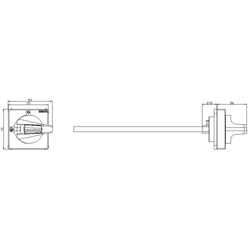 8UD1171-2AD11 Siemens TUERKUPPLUNGSDREHANTRIEB, STANDARD Produktbild Additional View 1 L