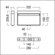 42185970 Zumtobel CROSSIGN 160 P MSC ECP ERI WH LED Sicherheitszeichenleuchte Produktbild Additional View 1 S