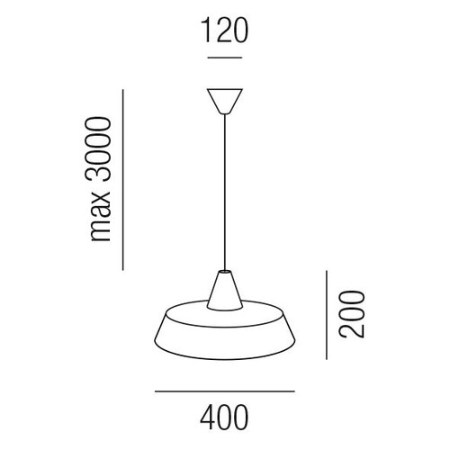 11702/40-S Leuchtwurm HL     PEPPONE 1fl/Metall schwarz dm40/H20cm/Kabelläng Produktbild Additional View 1 L