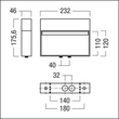 42185943 Zumtobel CROSSIGN 110 P MSC ECP ERI WH LED Sicherheitszeichenleuchte Produktbild Additional View 1 S