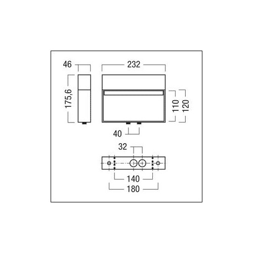 42185943 Zumtobel CROSSIGN 110 P MSC ECP ERI WH LED Sicherheitszeichenleuchte Produktbild Additional View 1 L