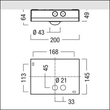 42929808 Zumtobel RESCLITE PRO MSC ANT HP ECP WH IP65 Sicherheitsleuchte Produktbild Additional View 1 S