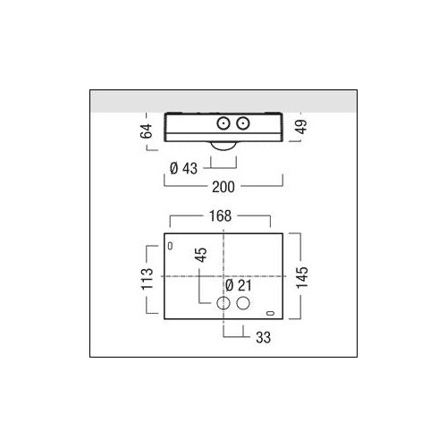 42929808 Zumtobel RESCLITE PRO MSC ANT HP ECP WH IP65 Sicherheitsleuchte Produktbild Additional View 1 L