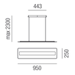 33604/95-RG Leuchtwurm HL     ANTILLE Metall rosegold/Diffuser Glas m. Rand s Produktbild Additional View 1 S