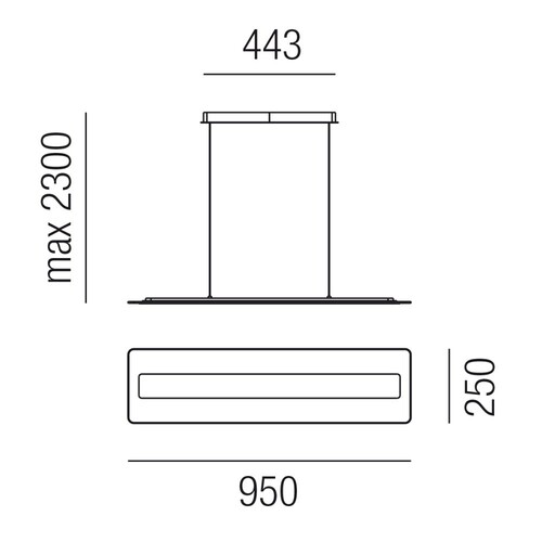 33604/95-RG Leuchtwurm HL     ANTILLE Metall rosegold/Diffuser Glas m. Rand s Produktbild Additional View 1 L