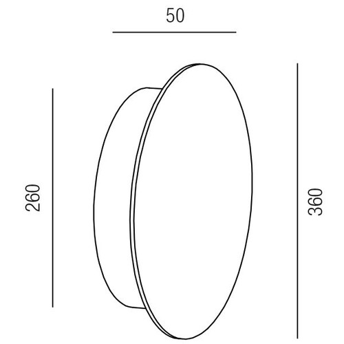 34820/36-S Leuchtwurm WL/DL     OVERLAP rund/schwarz/Diffuser Acryl dm360/H AL  Produktbild Additional View 1 L