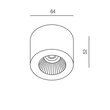 57326/8-S Leuchtwurm DL     BETTER LED230   IP20 rund/starr/schwarz/Optik Produktbild Additional View 1 S