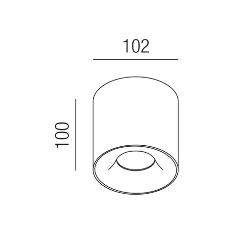 57371/10TRIAC-S Leuchtwurm DL     ORBIT LED DI zylindrisch/starr/Driver intern/ Produktbild Additional View 1 L