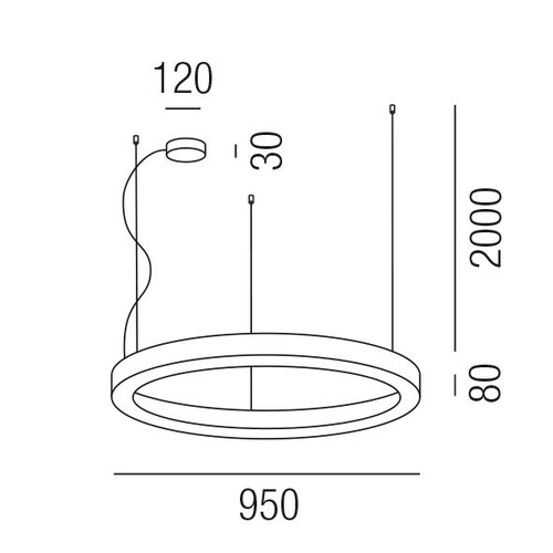 62200/95-SWW Leuchtwurm HL     BELLAI   schwarz matt/Direkt  und Indirektlicht/ Produktbild Additional View 1 L